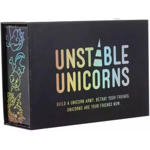 Unstable Unicorns black edition Logo