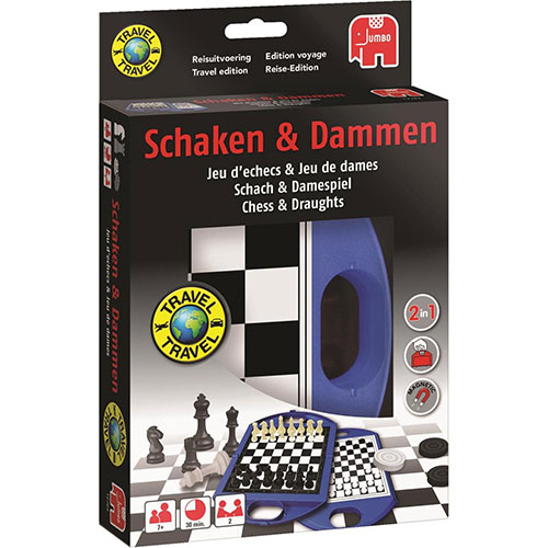 Schaakspel en Damspel Reiseditie