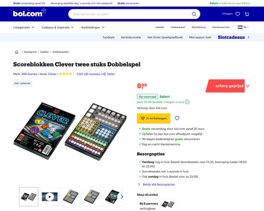 Clever Scoreblok
